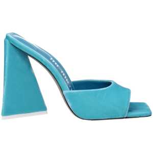 The Attico Light Blue Velvet Sandal