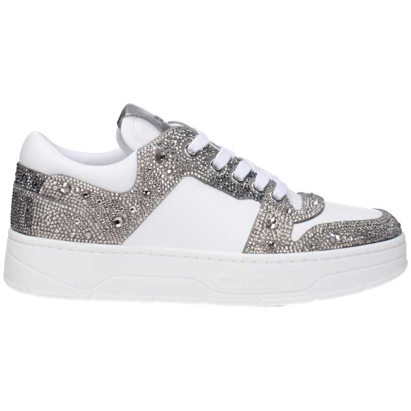 Jimmy Choo White Leather Sneakers, theFeinheit