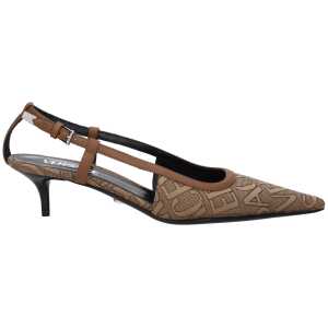 Versace Beige Fabric Sandal