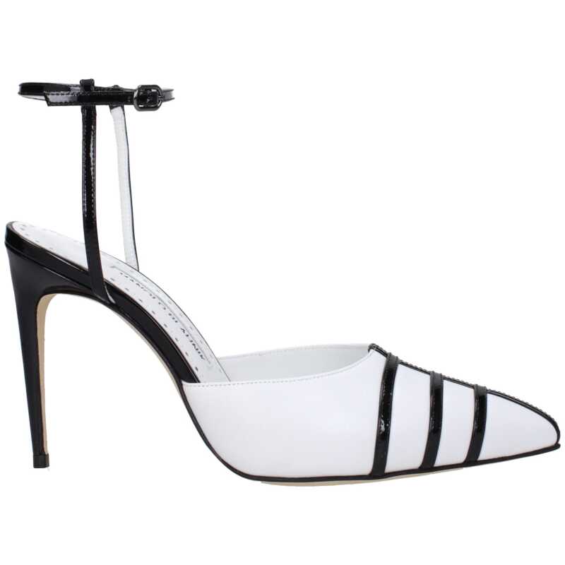 Manolo Blahnik White Leather Sandal, theFeinheit