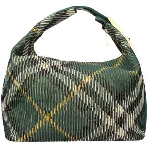 Burberry Green Fabric Handbag