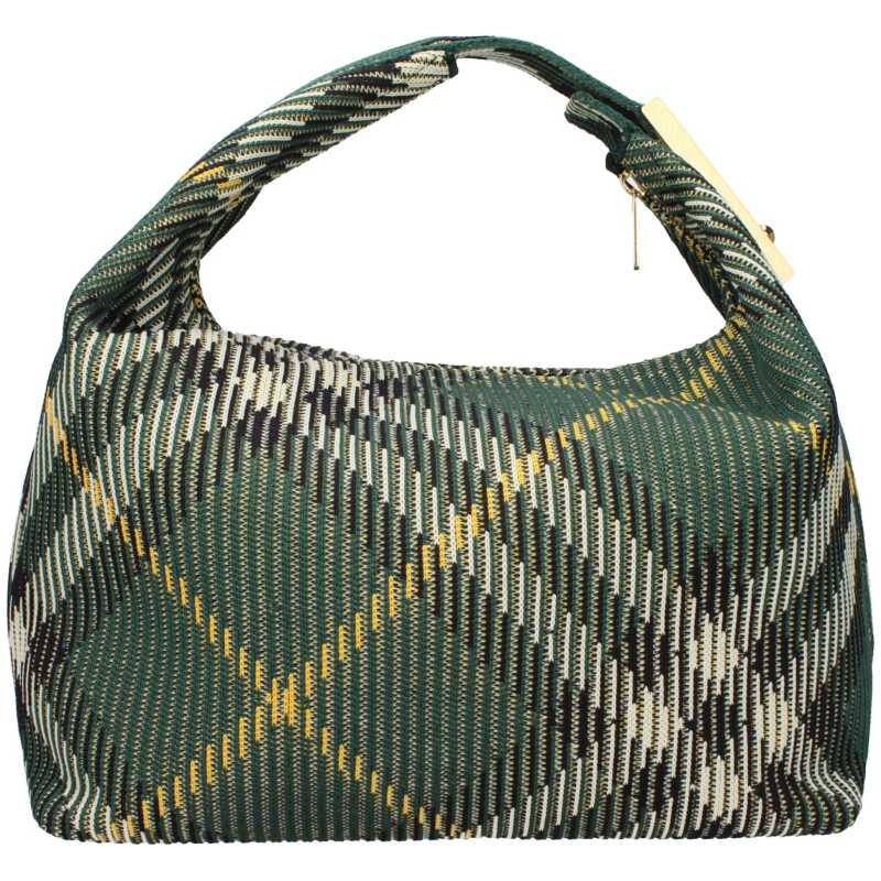 Burberry Green Fabric Handbag, theFeinheit