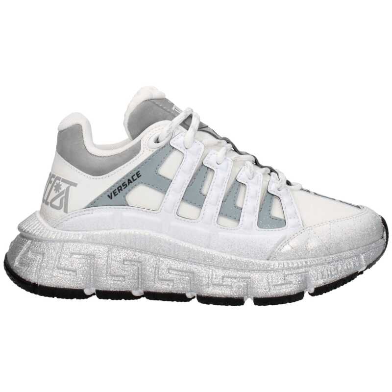 Versace White Fabric Sneakers, theFeinheit
