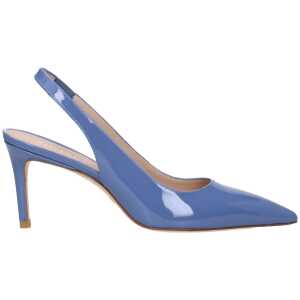 Stuart Weitzman Light Blue Leather Sandal