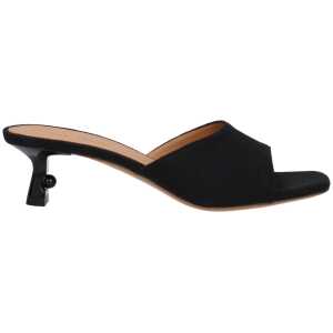 Off-White Black Linen Sandal
