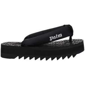 Palm Angels Black Fabric Flip-Flop Sandal