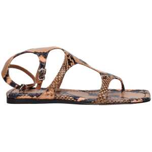 Paris Texas Brown Leather Flip-Flop Sandal
