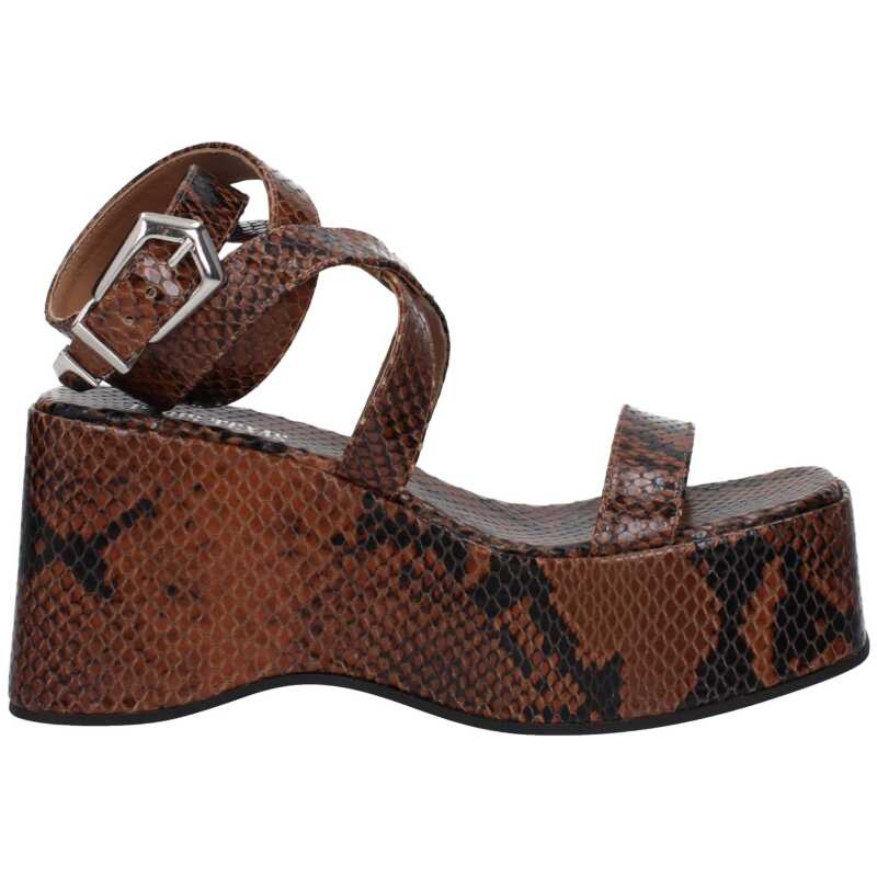 Paris Texas Brown Leather Wedge, theFeinheit