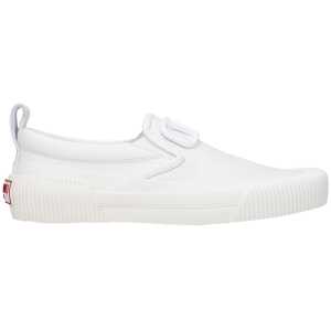 Valentino Garavani White Leather Slip-On Loafer