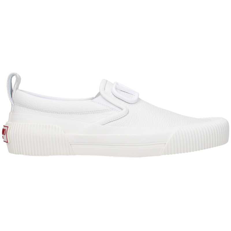 Valentino Garavani White Leather Slip-On Loafer, theFeinheit