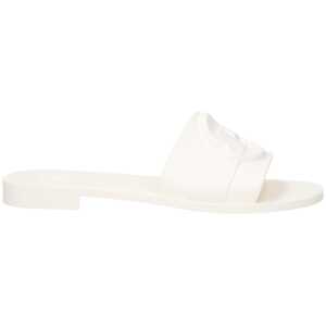 Moncler White Cotton Slipper
