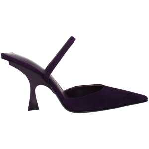 The Attico Purple Leather Sandal