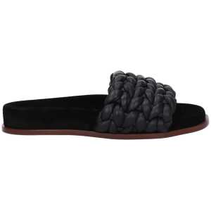 Chloé Black Leather Slipper