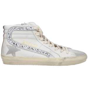 Golden Goose White Leather Sneakers