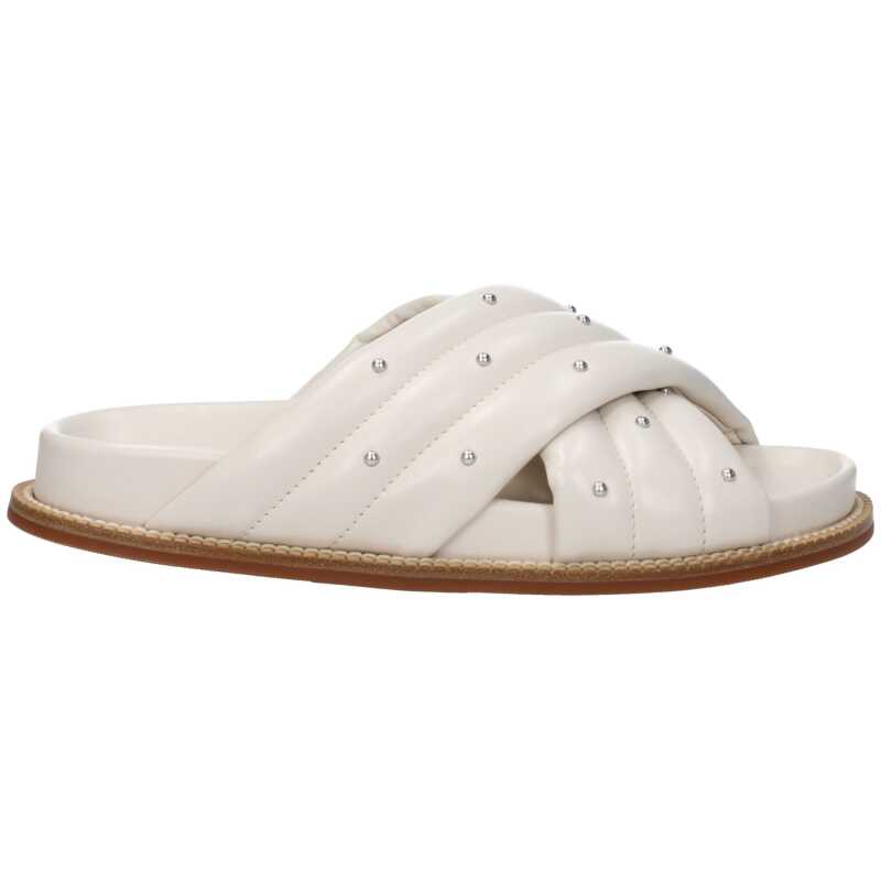 Fabiana Filippi Beige Leather Slipper, theFeinheit
