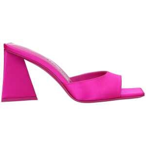 The Attico Pink Satin Sandal