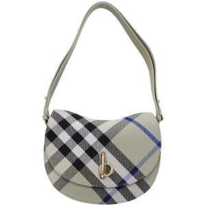 Burberry Gray Fabric Crossbody Bag