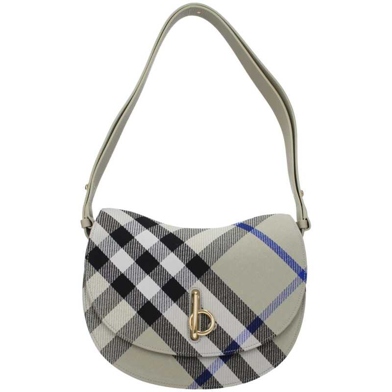 Burberry Gray Fabric Crossbody Bag, theFeinheit