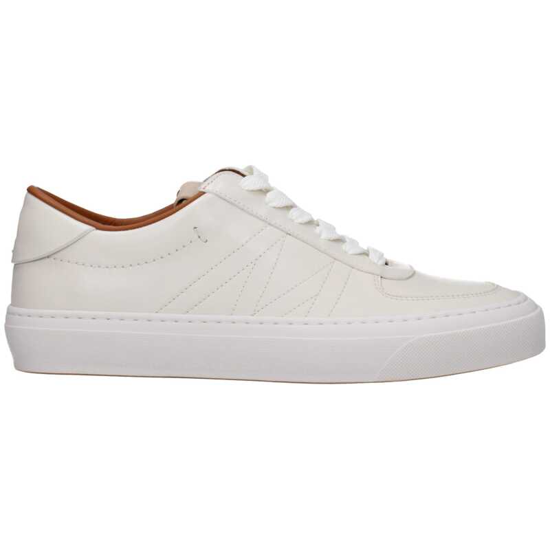 Moncler Beige Leather Sneakers, theFeinheit