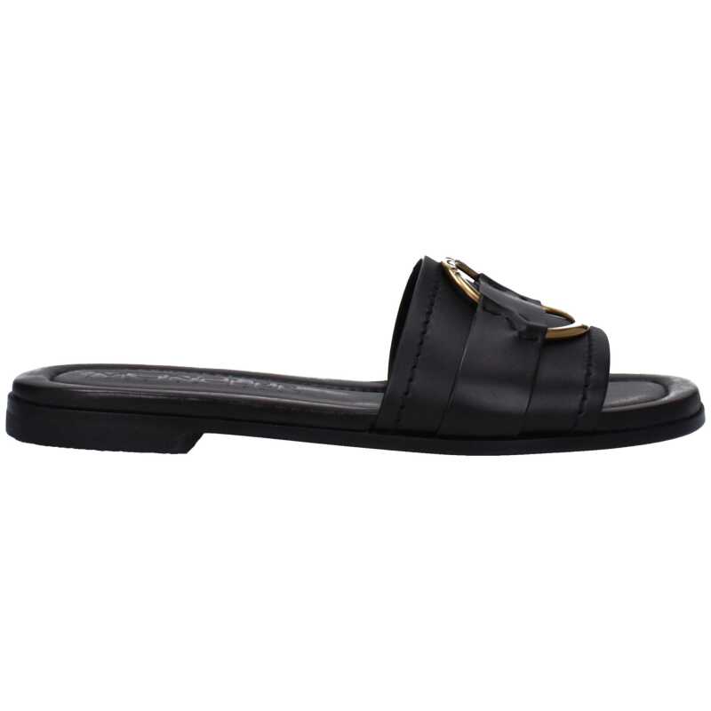 Moncler Black Leather Slipper, theFeinheit