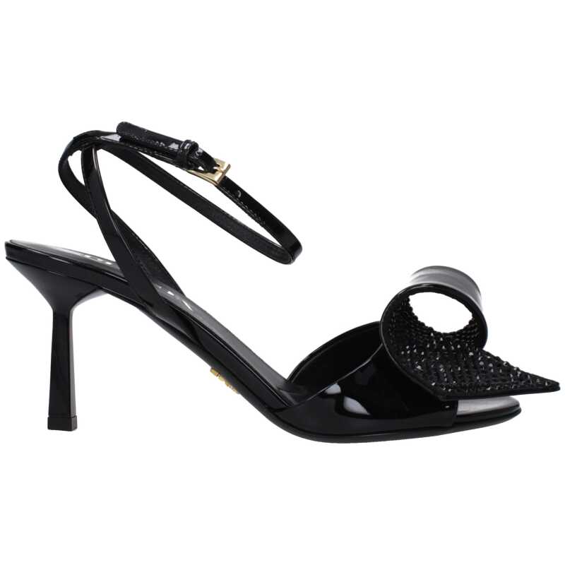 Prada Black Leather Sandal, theFeinheit