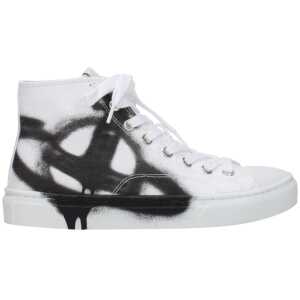 Vivienne Westwood White Fabric Sneakers