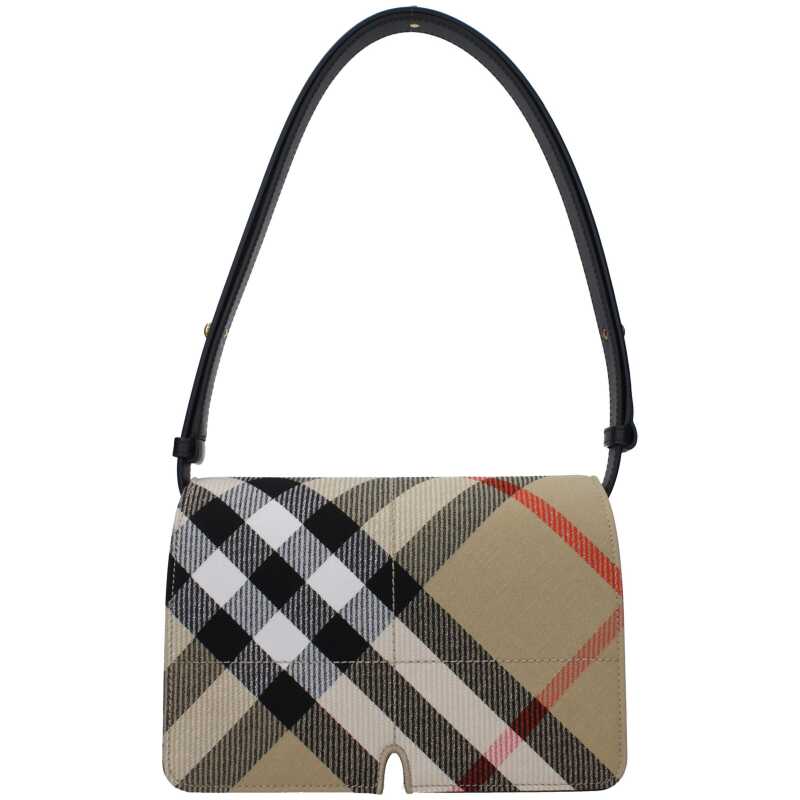 Burberry Beige Fabric Shoulder Bag, theFeinheit