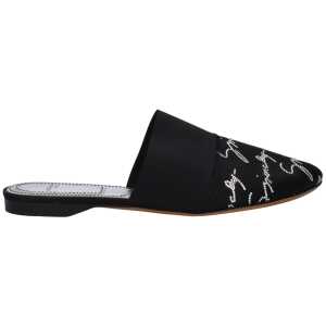 Givenchy Black Satin Slipper