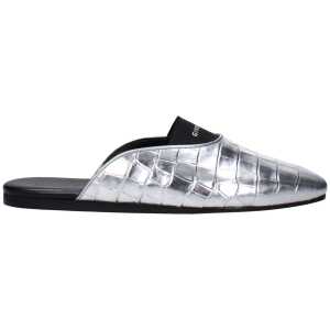 Givenchy Gray Leather Slipper