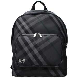Burberry Gray Fabric Backpack