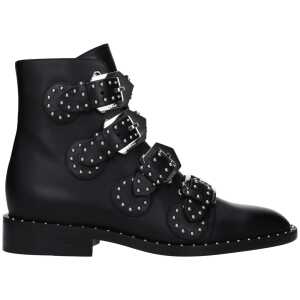 Givenchy Black Leather Ankle