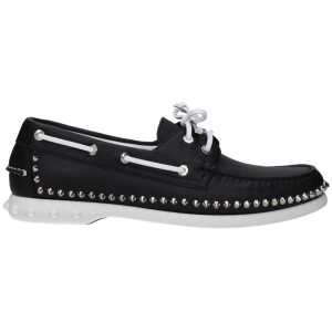 Christian Louboutin Black Leather Loafer