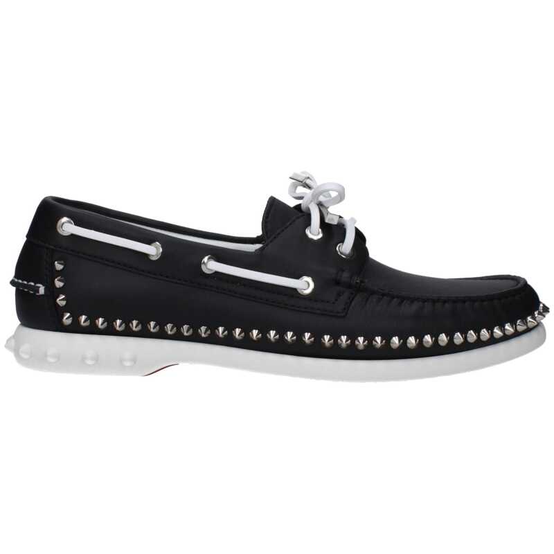 Christian Louboutin Black Leather Loafer, theFeinheit