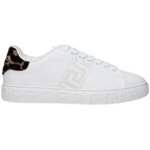 Versace White Leather Sneakers