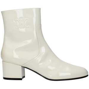 Celine Beige Leather Ankle