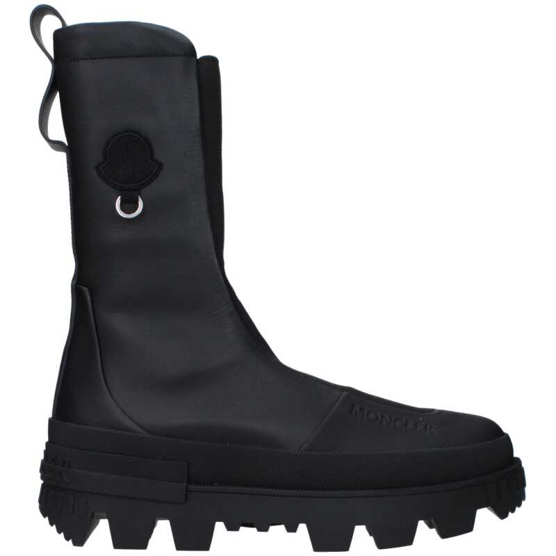 Moncler Black Leather Ankle, theFeinheit