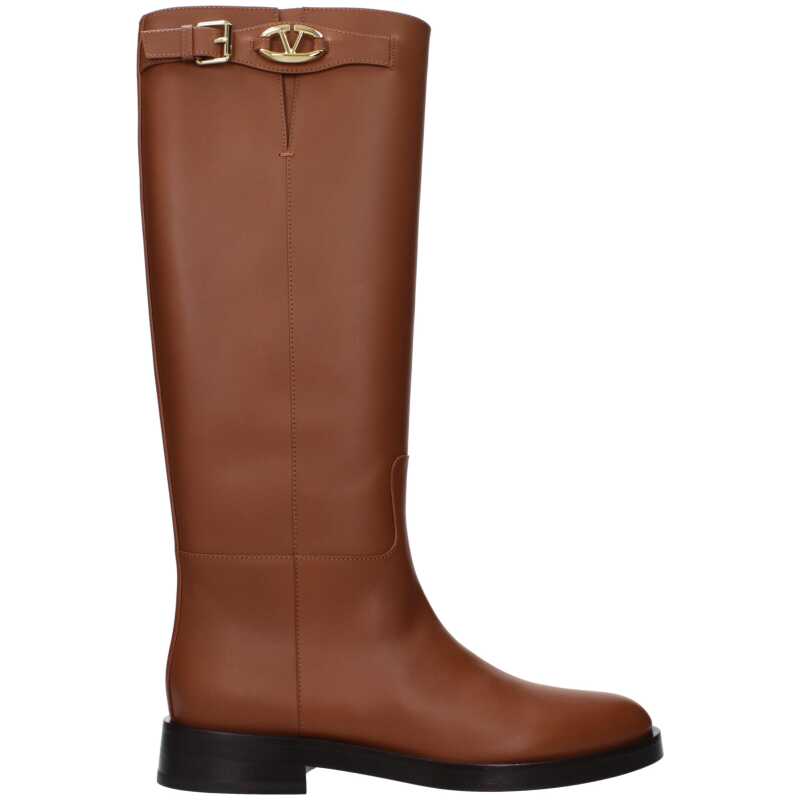 Valentino Garavani Brown Leather Boot, theFeinheit