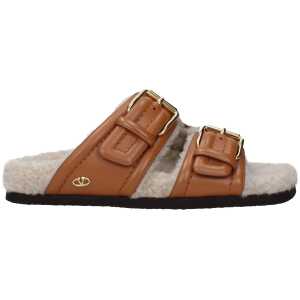 Valentino Garavani Brown Leather Slipper
