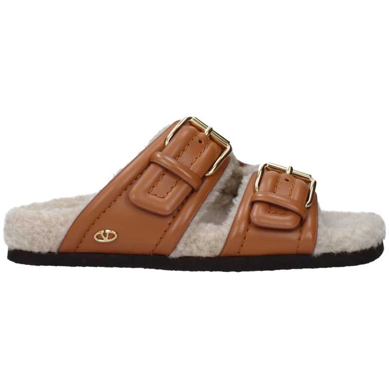 Valentino Garavani Brown Leather Slipper, theFeinheit