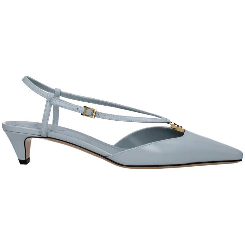 Fendi Light Blue Leather Sandal, theFeinheit