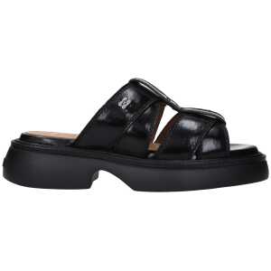 Ganni Black Fabric Slipper