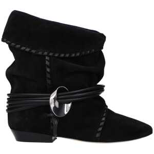 Isabel Marant Black Leather Ankle