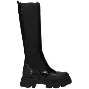 Ganni Black Leather Boot