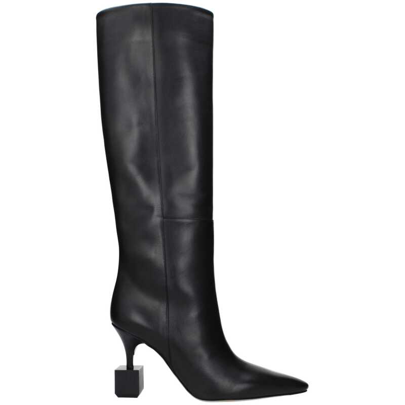 Jacquemus Black Leather Boot, theFeinheit