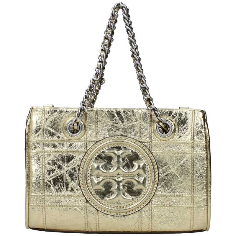 Tory Burch Gold Leather Handbag, theFeinheit