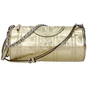 Tory Burch Gold Leather Shoulder Bag