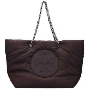 Tory Burch Purple Fabric Shoulder Bag