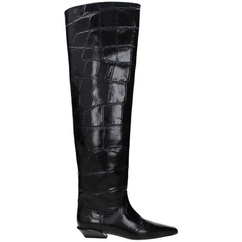 Paris Texas Black Leather Boot, theFeinheit