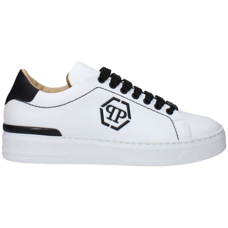 Philipp Plein White Leather Sneakers, theFeinheit