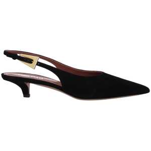 Paris Texas Black Leather Sandal